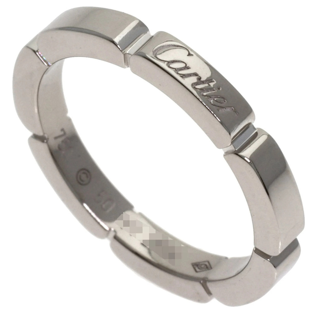 CARTIER 18k Silver Ring #50